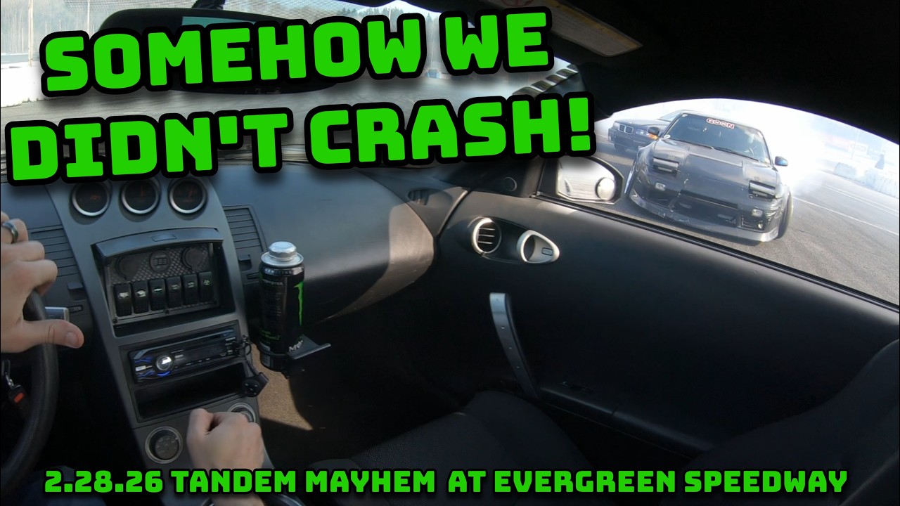 Wild Close Call to Finish Tandem Mayhem at Evergreen Speedway