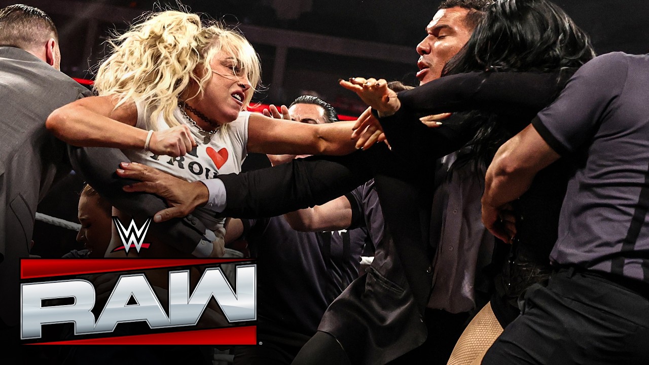 Стефани Вакер вступает в драку с Лив Морган перед WrestleMania: лучшие моменты Raw, 13 апреля 202...