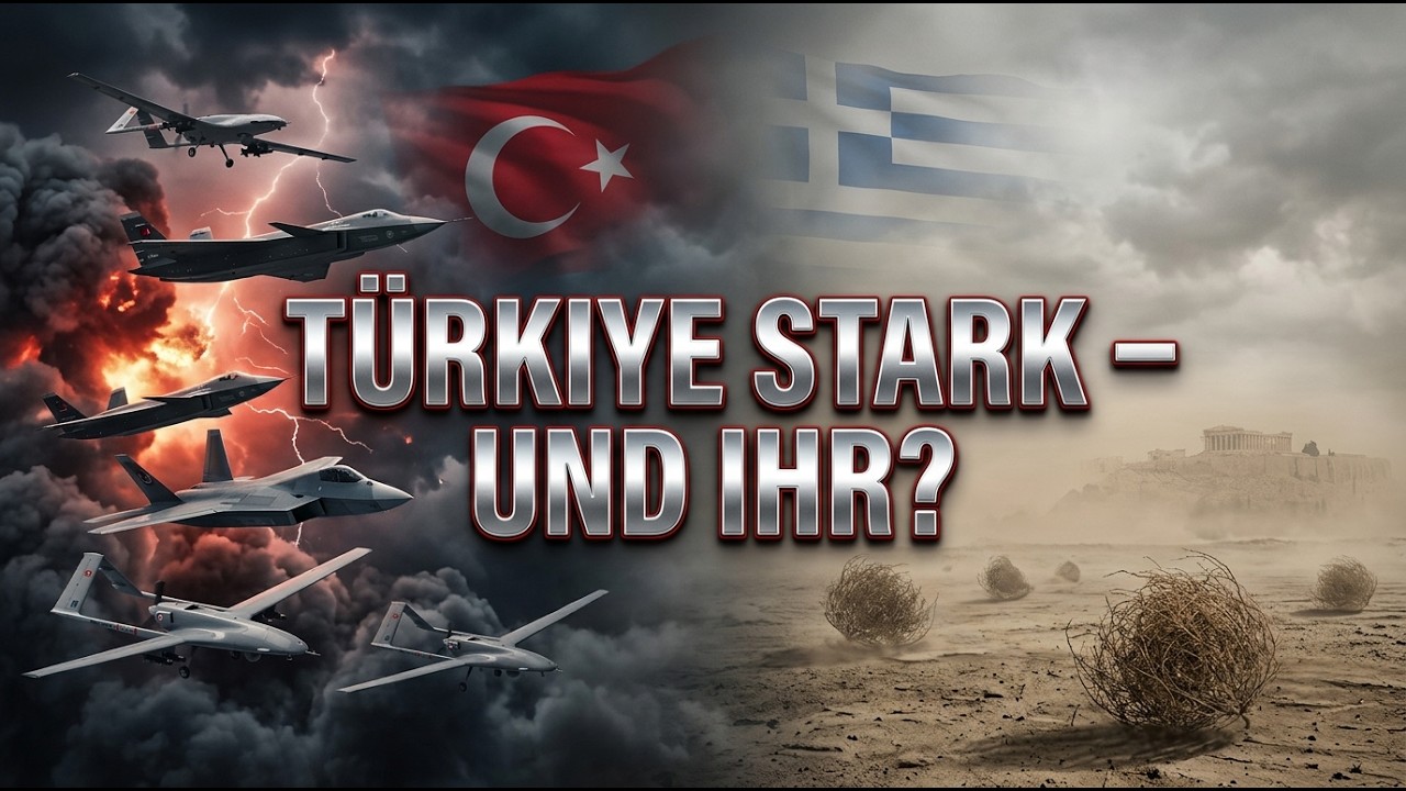 Türkische Drohnen „Witz“? Griechen, was habt IHR in 30 Jahren selbst gebaut?! 4K