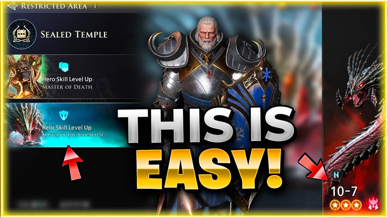 EASY Master Of The Apocalypse Budget Team! BAUDWIN The Goat... King Arthur: Legends Rise Crom Cruach