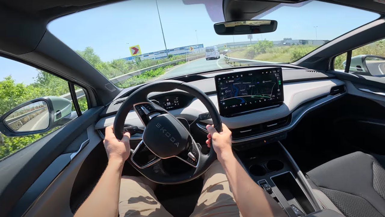 New Skoda Elroq 85 2025 Drive Sound