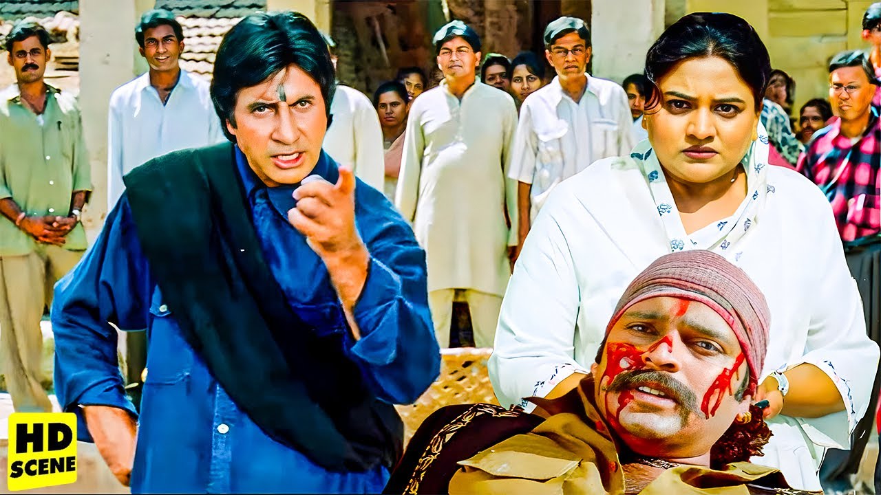 माँ आपका मंगल सूत्र तोड़ा था इसने आप इसकी सास तोड़ दो | Lal Badshah Movie | Amitabh Bachchan Dialogues