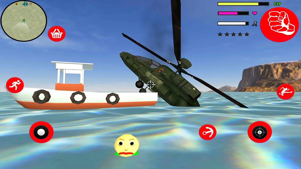 GETTING ARRESTED in Baldi Stickman Rope Hero Vice Town Escape From Prison