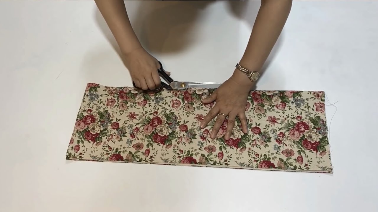[Diy]패턴없이 옷 만들기/이쁜 치마 만들기!/How to make a pretty skirt without a pattern!