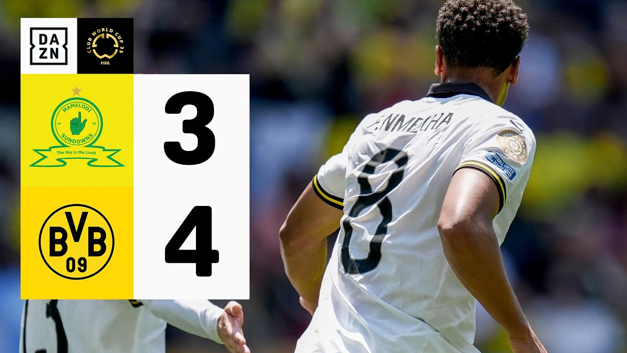 Mamelodi Sundowns FC vs Borussia Dortmund (3-4) | Resumen | Highlights Mundial de Clubes FIFA 2025™