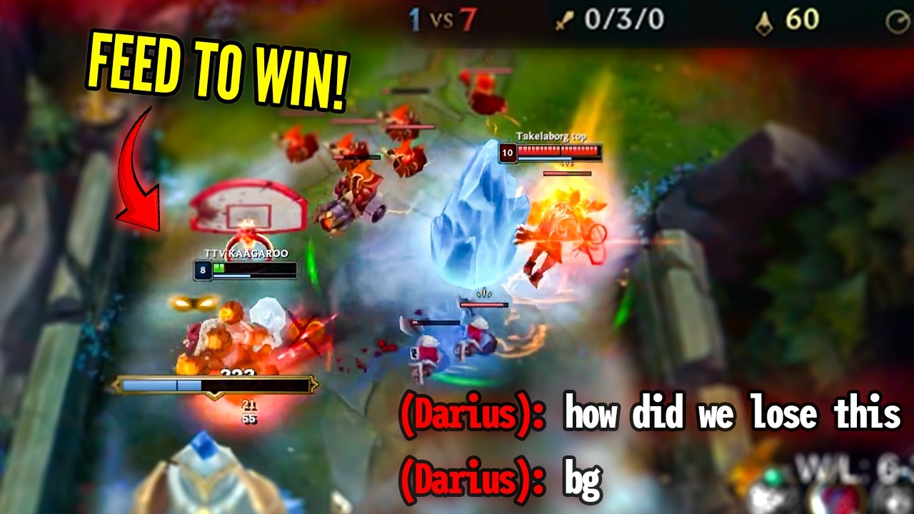 FULL SCALE TEAM (feed to win lol 🗿) - Trundle vs. Darius