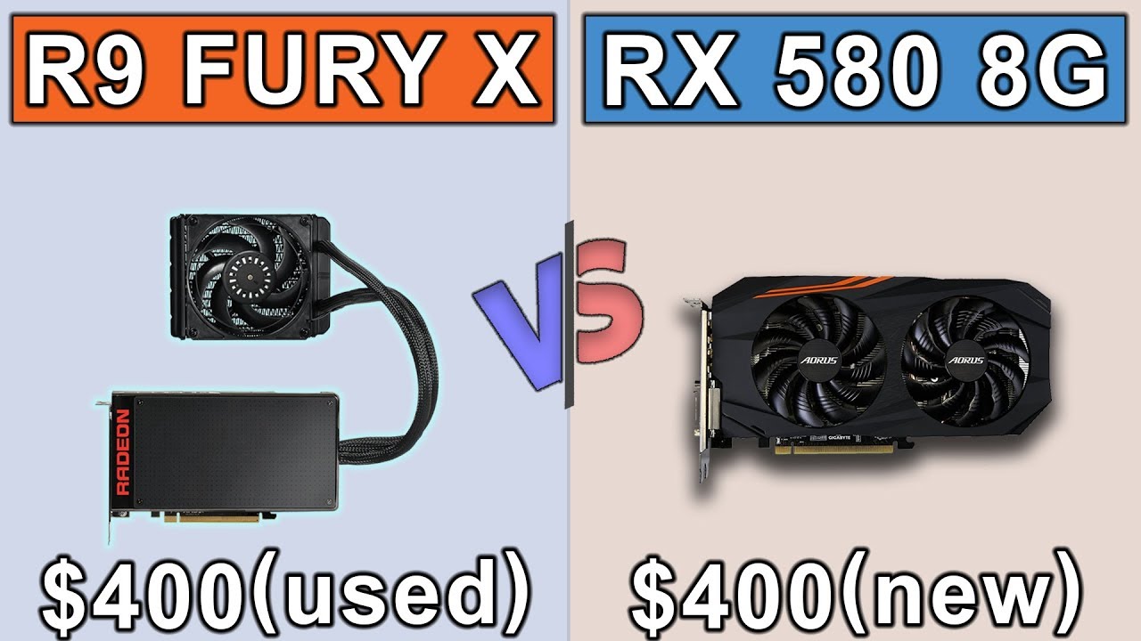 R9 Fury X vs RX 580 | New Games Benchmarks | Latest Driver Updates