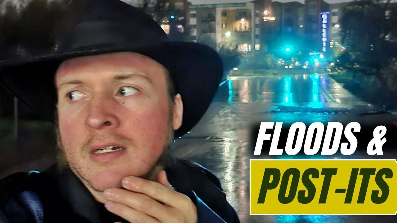 San Diego Floods and Giant Post Its