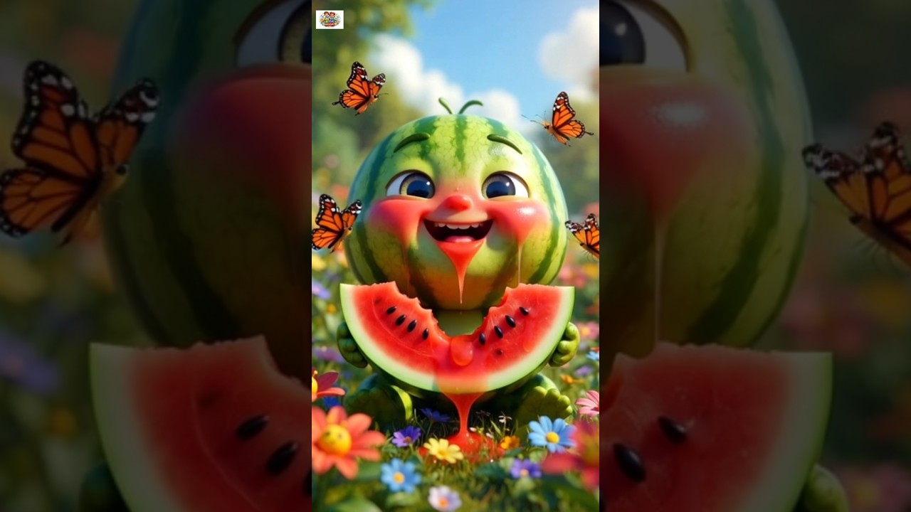 Watermelon Baby Eating Watermelon ASMR 