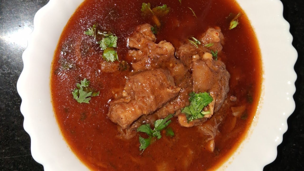 BAKRE KE PAYE Winter special recipe 