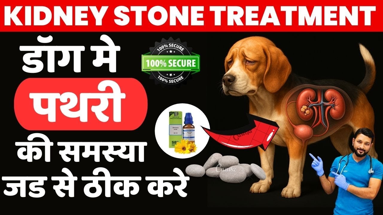 Kidney Stones in Dogs  | Best Treatment | कुत्तों में गुर्दे की पथरी के घरेलू उपाय | In Hindi