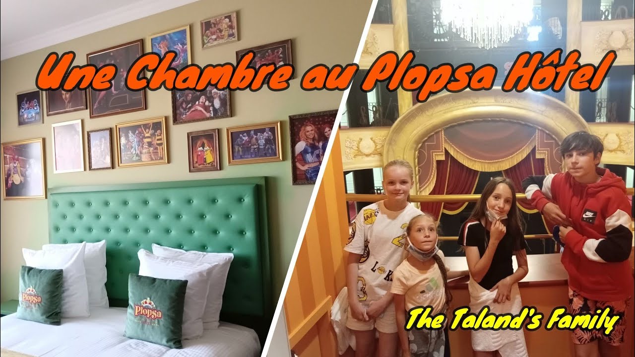 Visite d'une chambre au Plopsa Hôtel par The Taland's Family