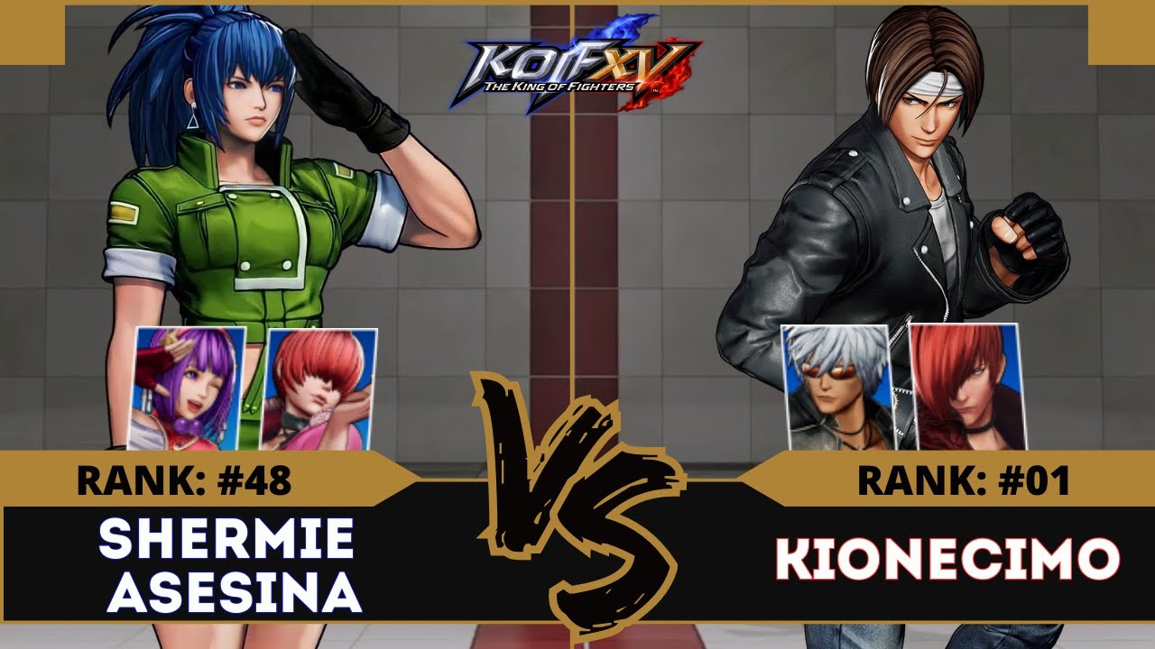 KOFXV⭐SHERMIE ASESINA (Shermie/Athena/Leona) vs KIONECIMO (K'/Kyo/Iori)⭐Ranked Match - 24/07/24