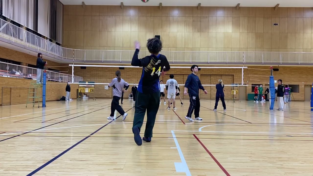 vs 帝京バレーサークル   予選⑤ 02.22 IDEACUP(D)