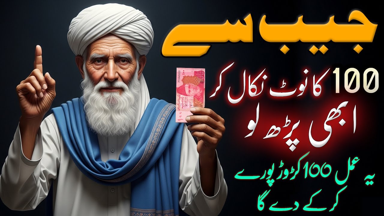 100 Ke Note Par Dam Kar Do | Dolat Milay Gi Rizq Barh Jayega | Best Wazifa For Wealth Rizq Increase