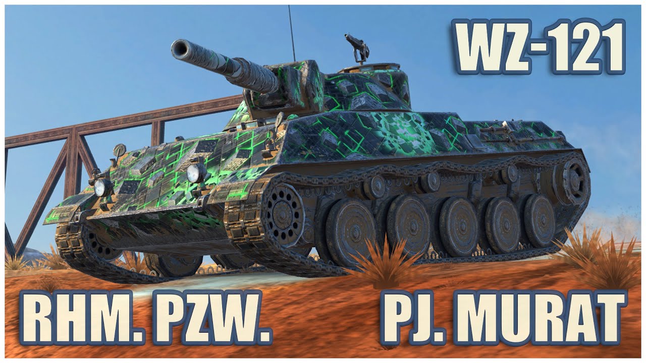 Rhm. Pzw. & Projet Murat & WZ-121 • WoT Blitz Gameplay