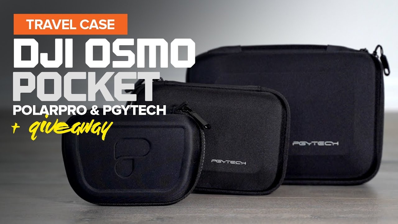 DJI Osmo Pocket Cases by PolarPro and PGYtech + Giveaway