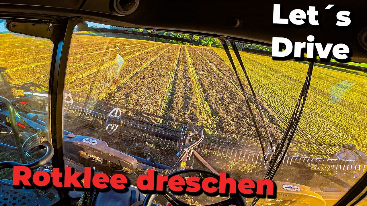 Let´s Drive CR 8.80 + Mac Don FD 230. Rotklee Vermehrung dreschen