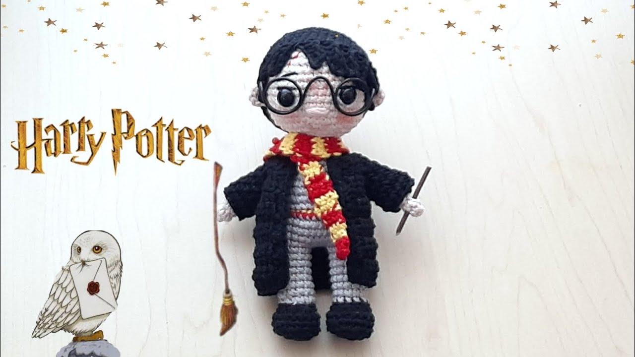 👨‍🏫 HARRY POTTER AMIGURUMI  / TUTORIAL PASO A PASO  ( SEGUNDA PARTE  ) 🧑‍🏫