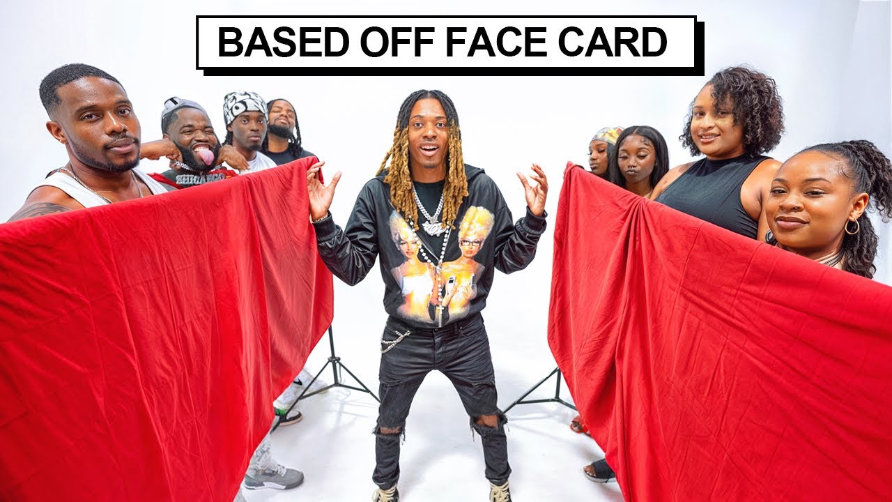 Blind Dating Based Off Face Card!