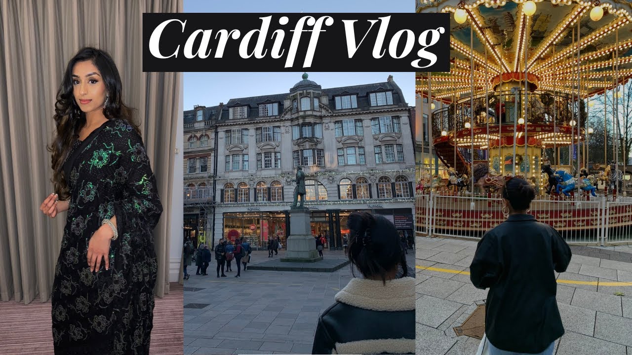 CARDIFF VLOG 🌃 💫 Wedding day, shopping & 3 hour train ride