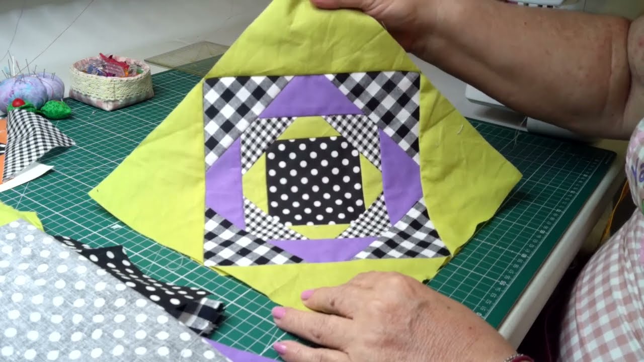 Cojín de Patchwork facilito