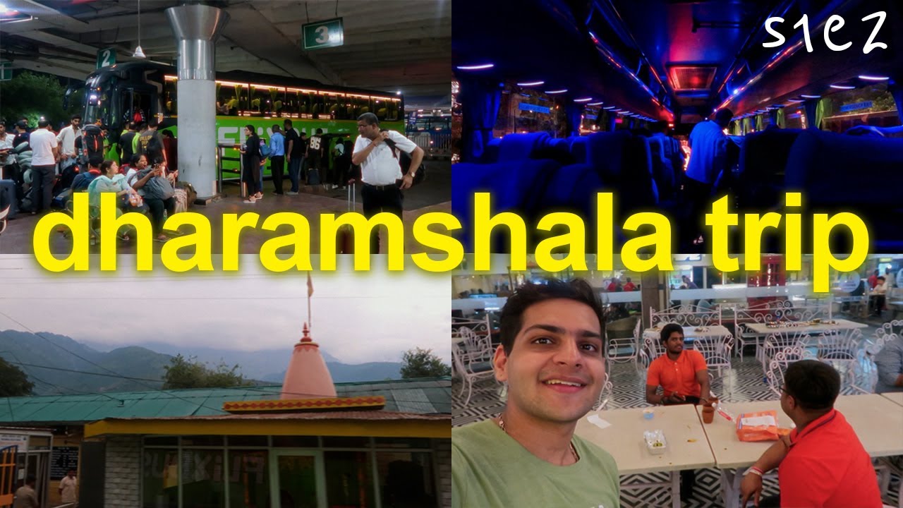 Delhi to Dharamshala Bus Ride! ⛰️😍🚌 | Trip Episode #1 | Duration, Expenses, Route - Full Guide