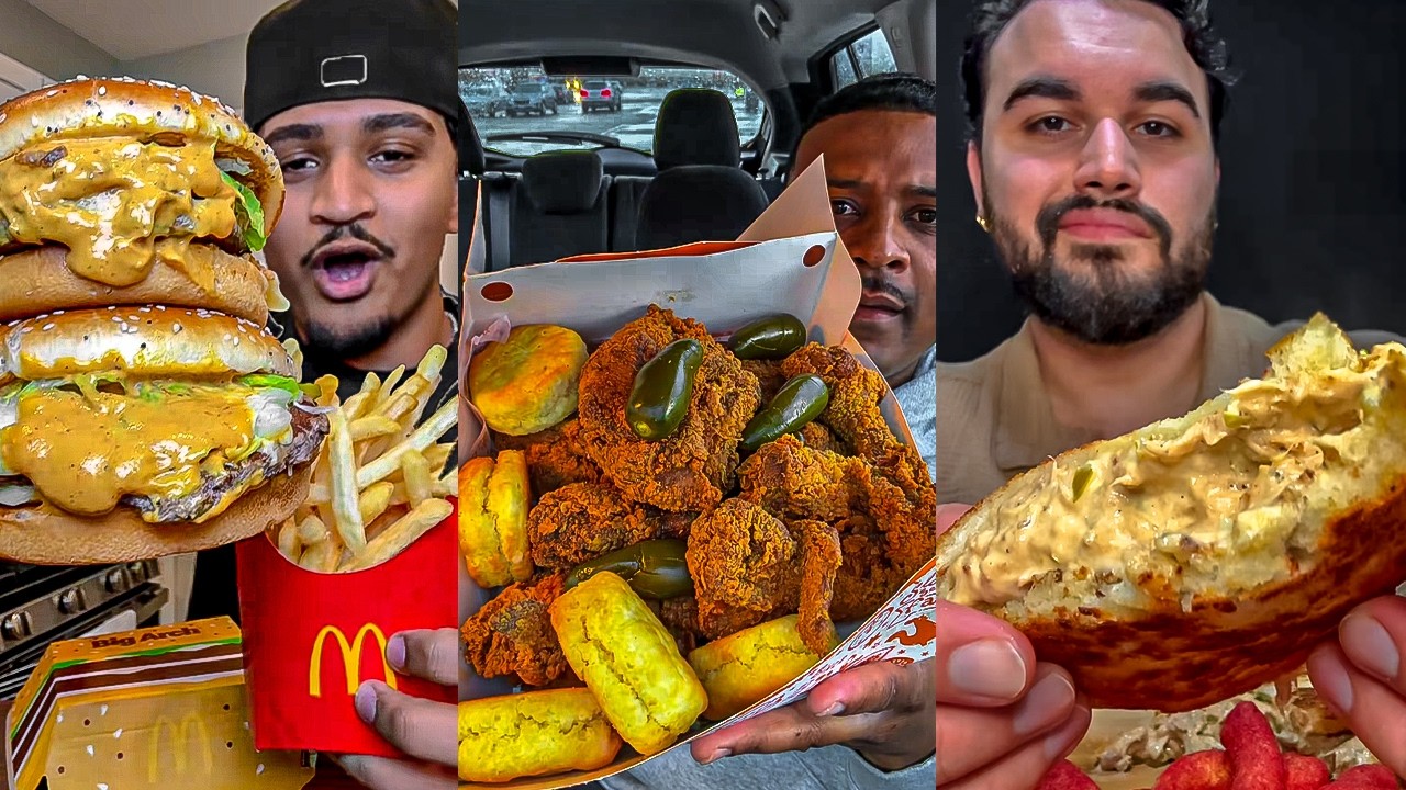 BEST ASMR MUKBANG 2026 | Ultimate Viral Food Compilation | WINGSTOP vs MCDONALDS
