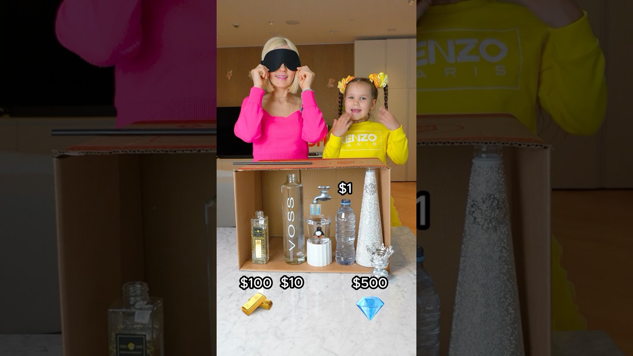 Вода за $1 против $500 &mdash; тест на вкус!