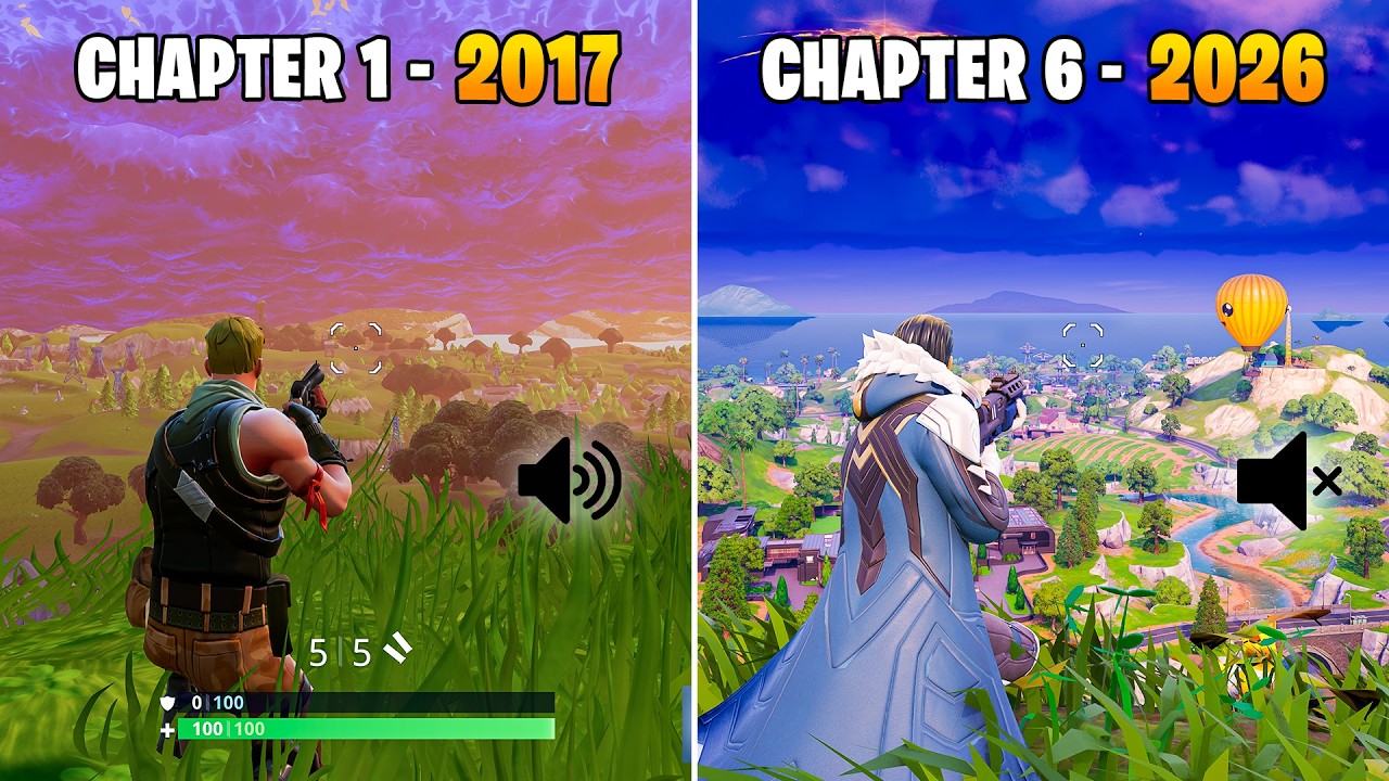 OG Fortnite 2017 VS NEW Fortnite 2026 - Which is best?