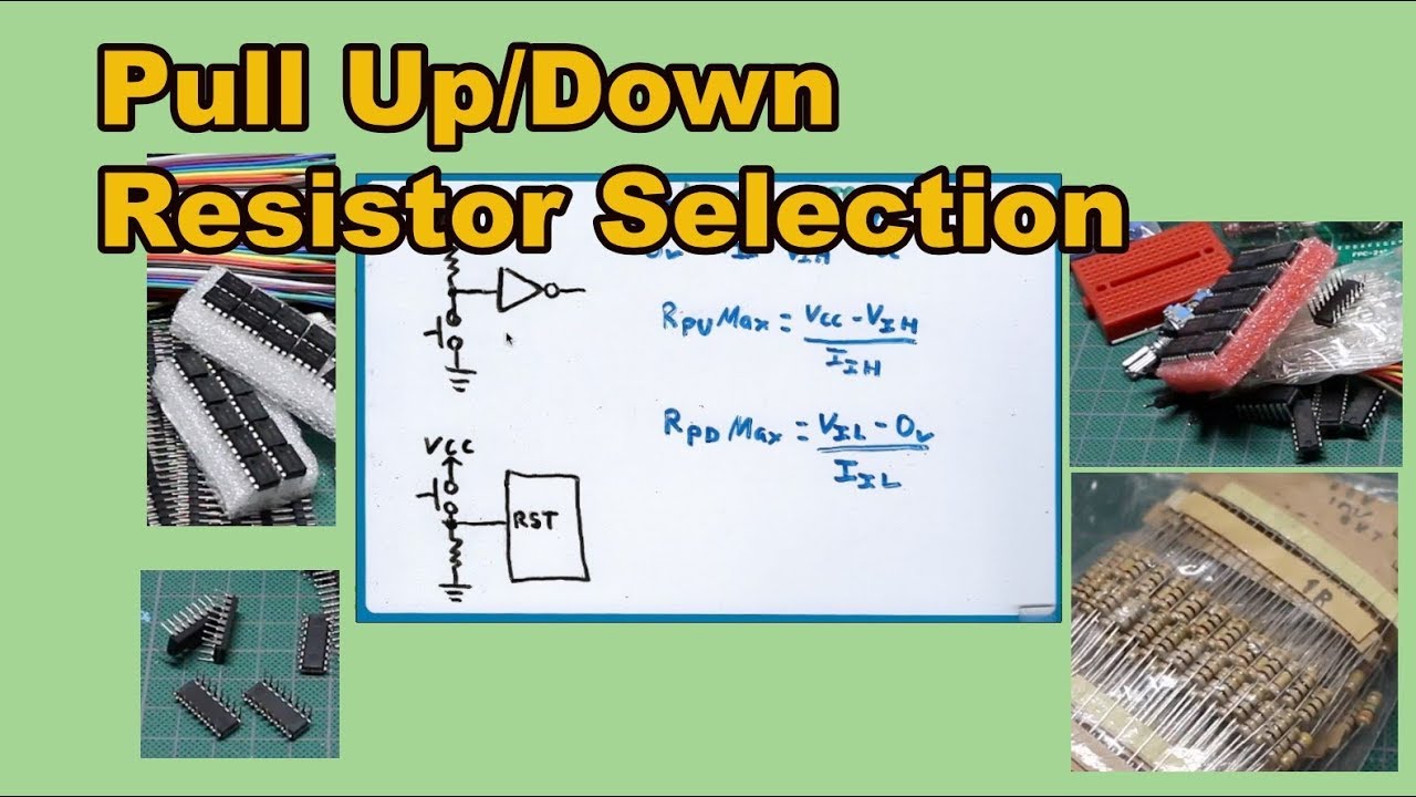 Pull Up and Pull Down Resistor Usage with Switches