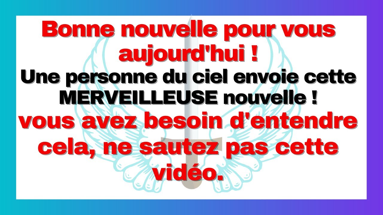 💌Vous avez reçu un message du Ciel !Quelqu'un essaie de vous parler... Message de Dieu aujourd'hui🕊️
