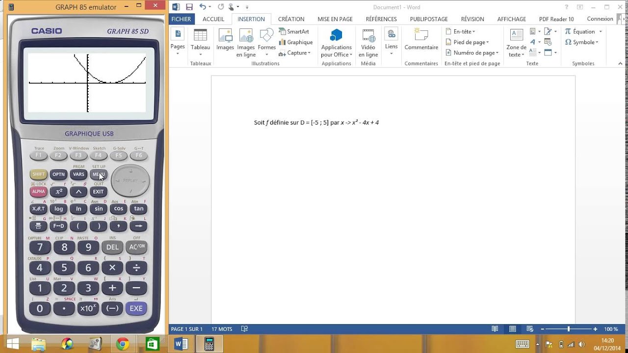 tuto Casio graph 35+ Fonctions