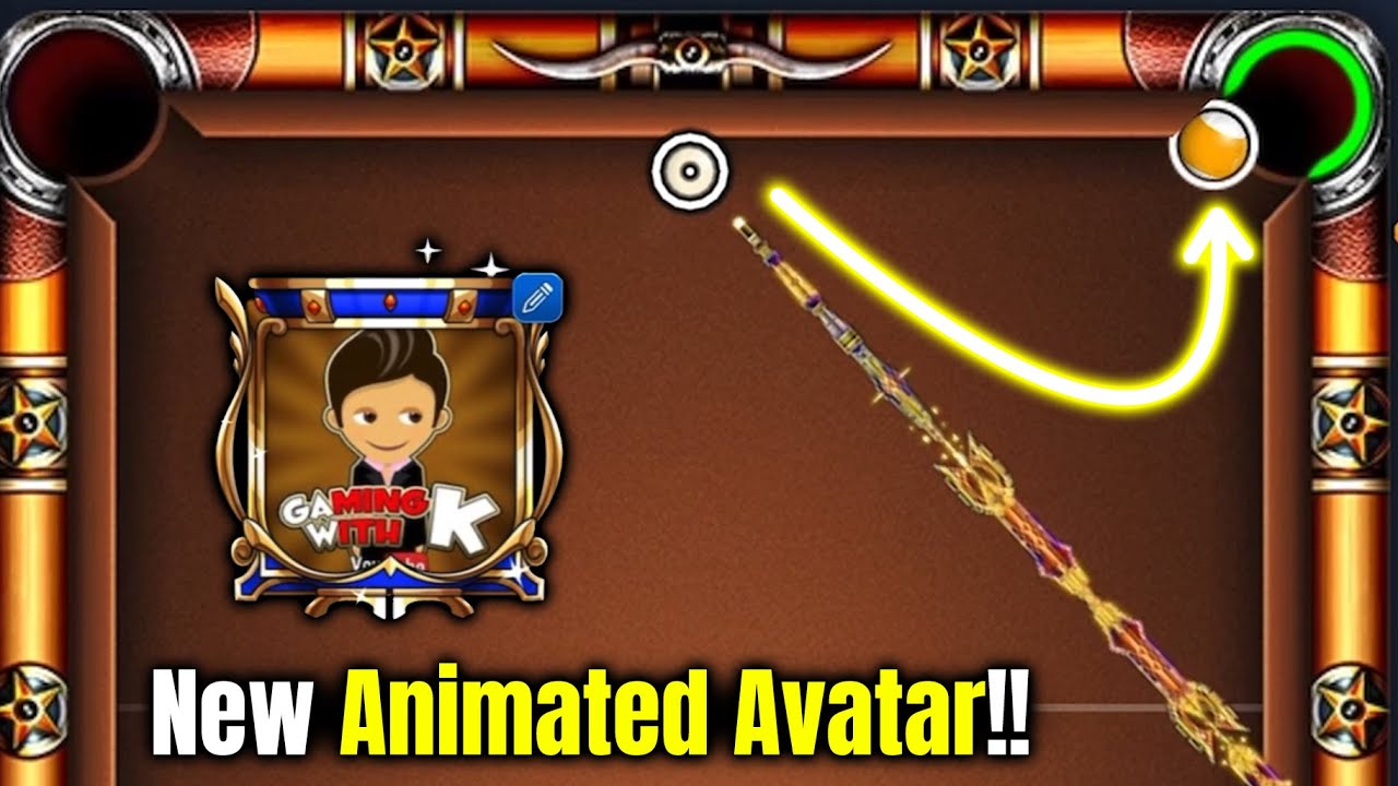 I Bought the FIRST-EVER Animated Avatar Frame! 😱🔥 8 Ball Pool - GamingWithK