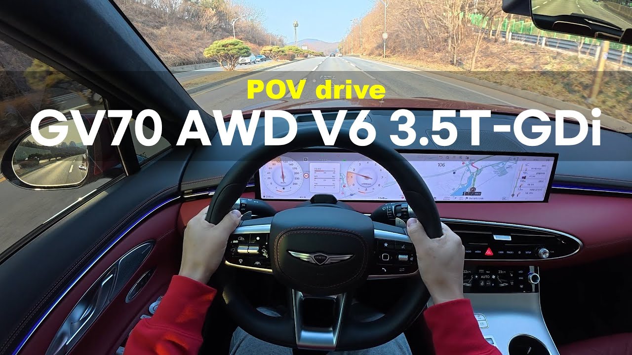 2026 Genesis GV70 V6 3.5T-GDi AWD Sport POV drive