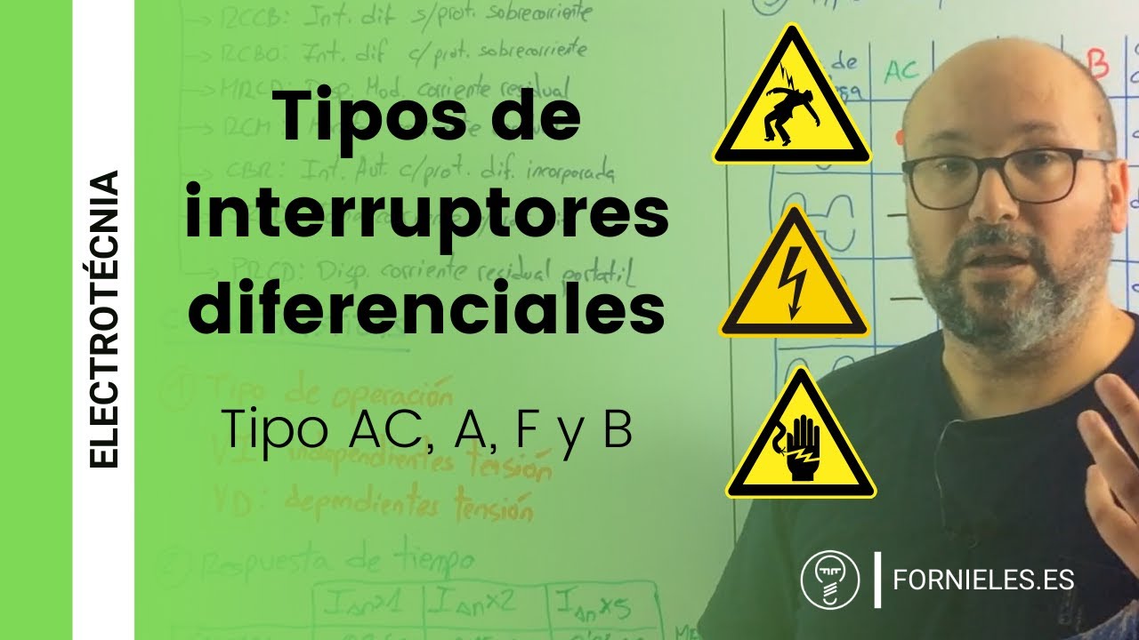 ⚡ Tipos de protecciones diferenciales en baja tensión ⚡