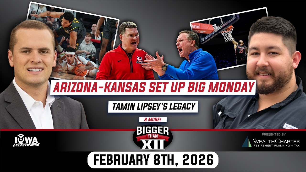 Tamin Lipsey's legacy, KU/Zona set up HUGE Big Monday, Houston rolls, and more | Bigger Than 12