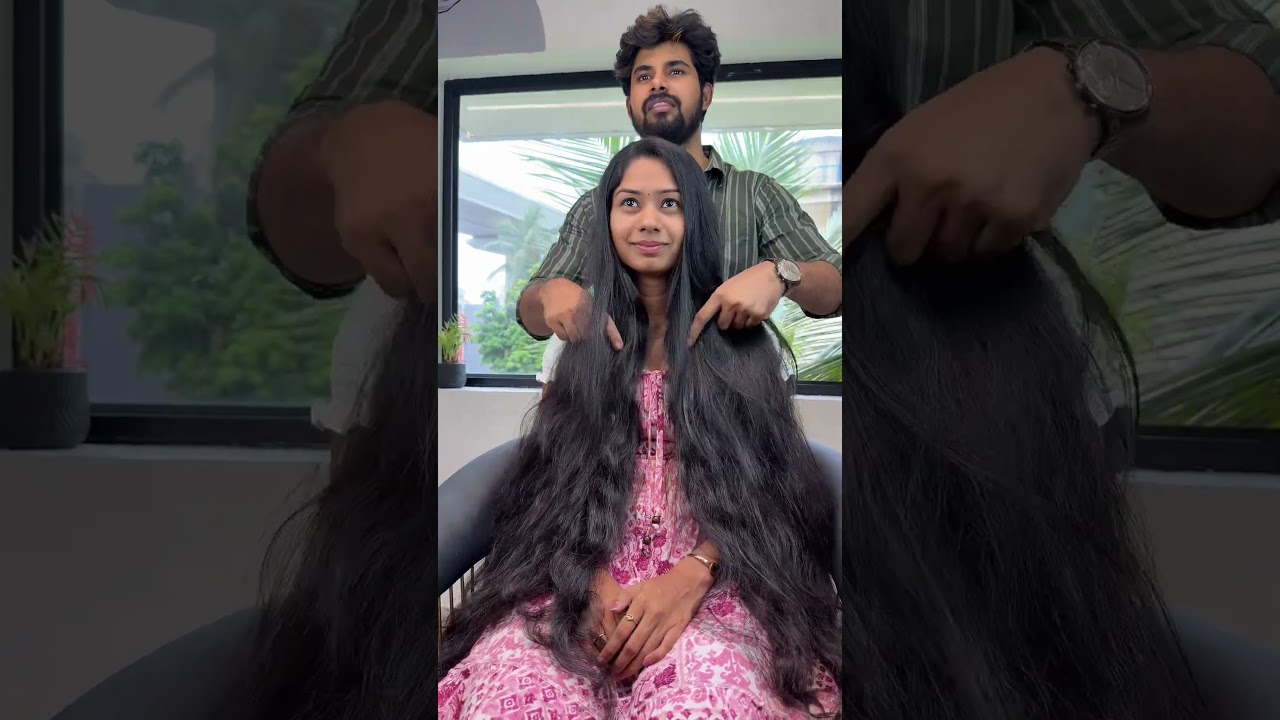 Her doing 1st haircut in life 💇&zwj;♀️✂️ ☎️ 9363284456  #instagram #hairstyle #love #hair #cute #love