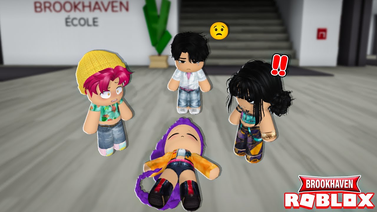 BÉBÉ RUMI S'ÉVANOUIT À L'ÉCOLE DANS ROBLOX BROOKHAVEN RP