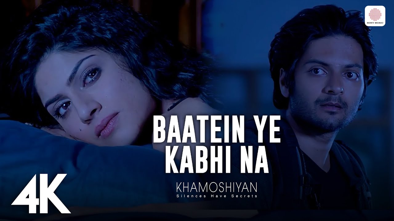 Baatein Ye Kabhi Na Video  - 4K Music Video | Ali Fazal, Sapna | Jeet Gannguli | Arijit Singh