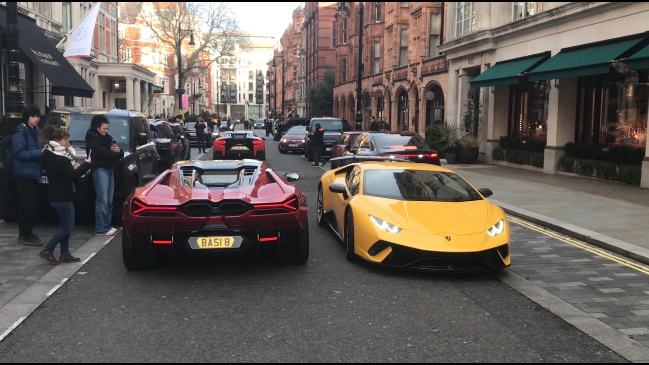 Car Spotting Supercars in London January 2026 | Temerario, Revuelto, Pista Piloti, 812 Competizione
