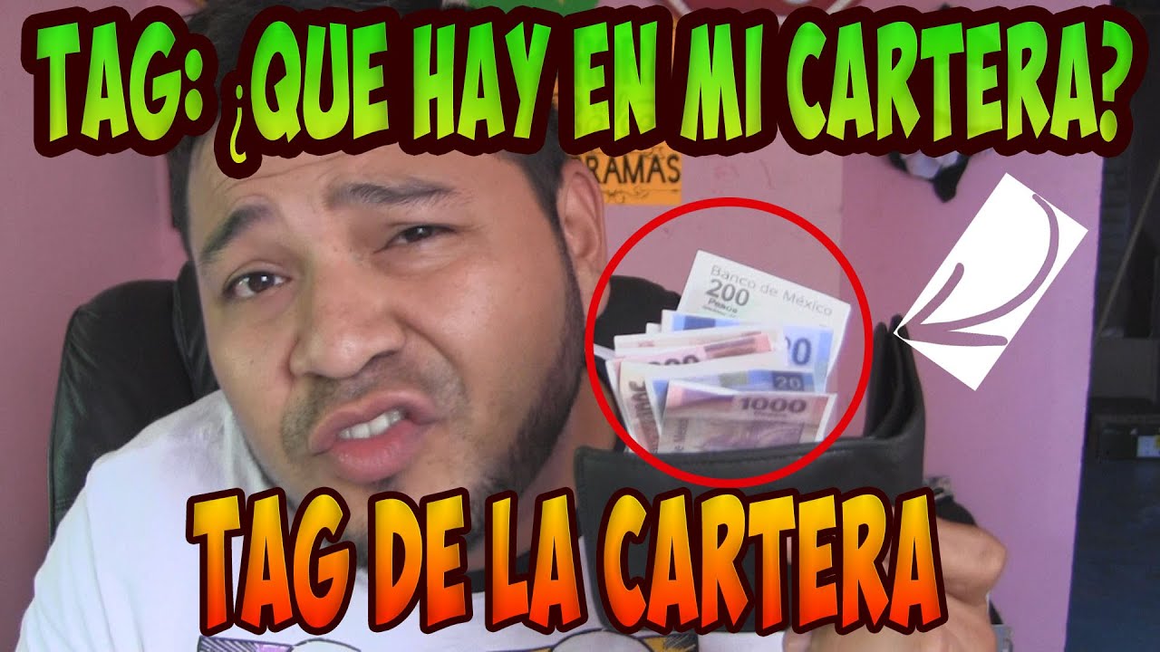 TAG: &iquest;Qu&eacute; hay en mi cartera? | TAG DE LA CARTERA