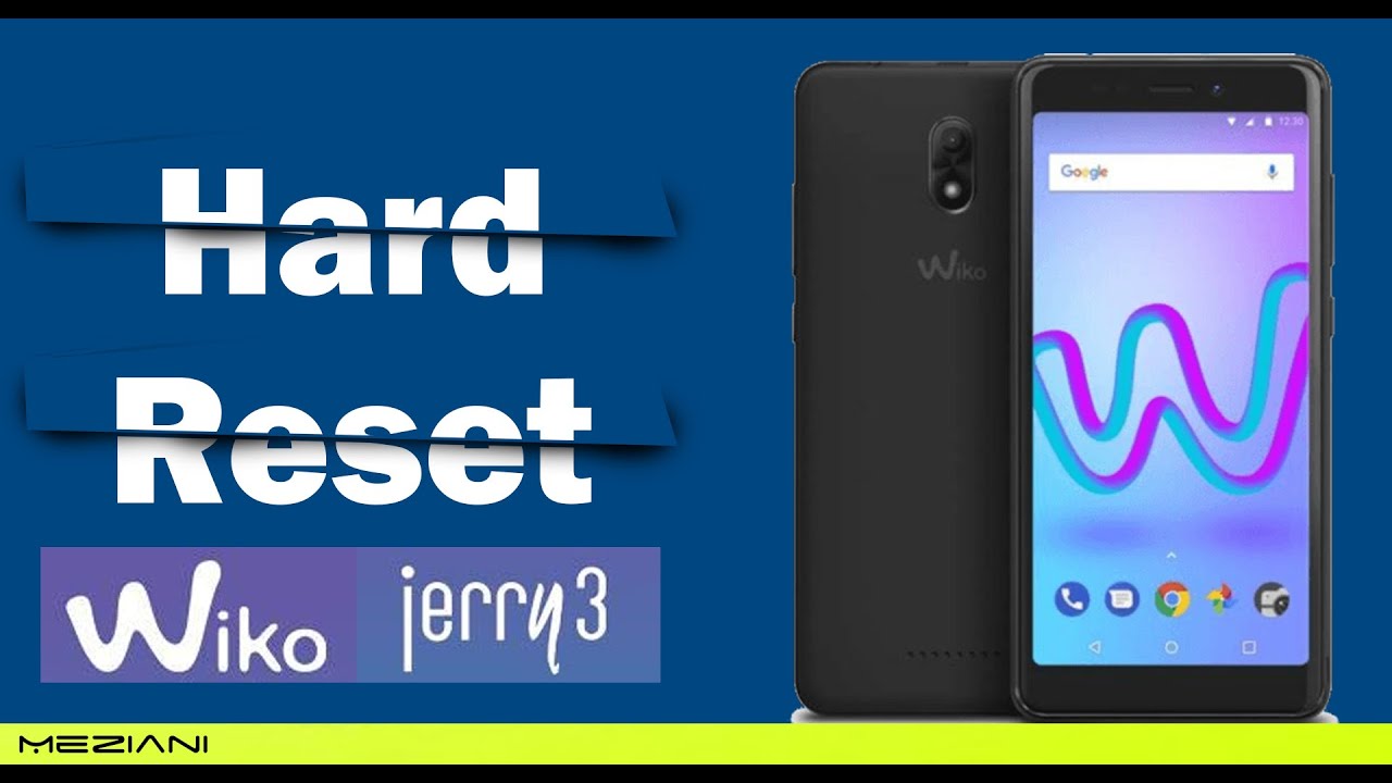 Hard Reset Wiko Jerry 3 K300 | Pattern Unlock | Factory Reset