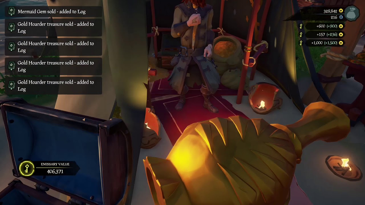 Sea Of Thieves how to sell loot