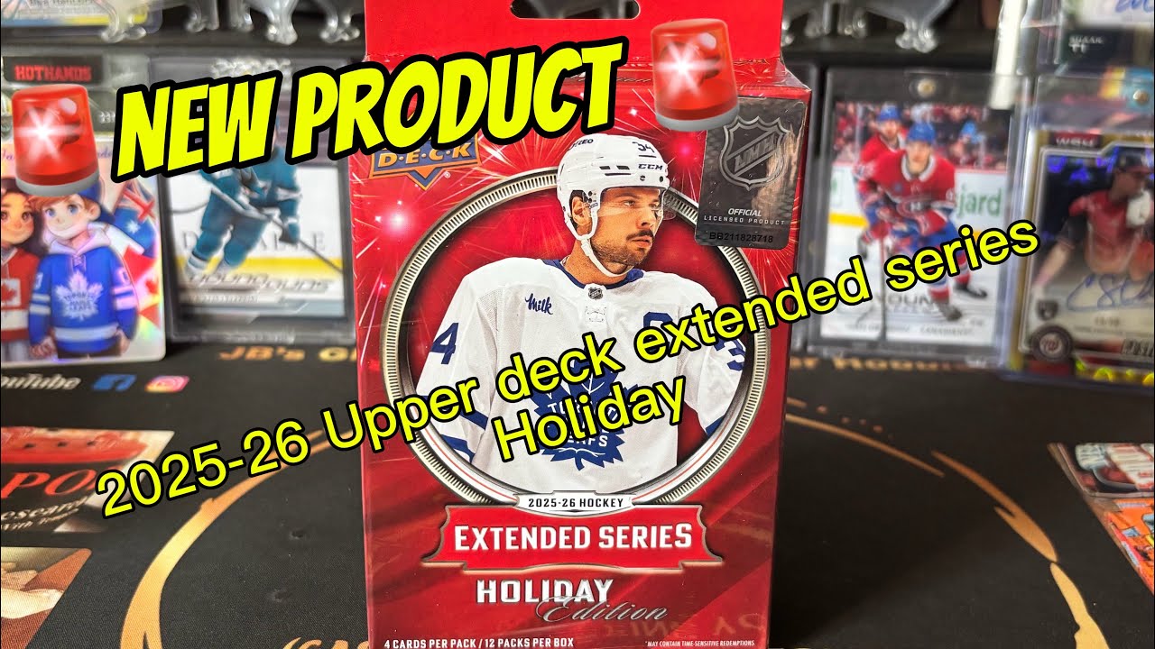 🚨New Product 🚨 2025-26 Upper Deck Hockey extended series Holiday #upperdeck #holiday 