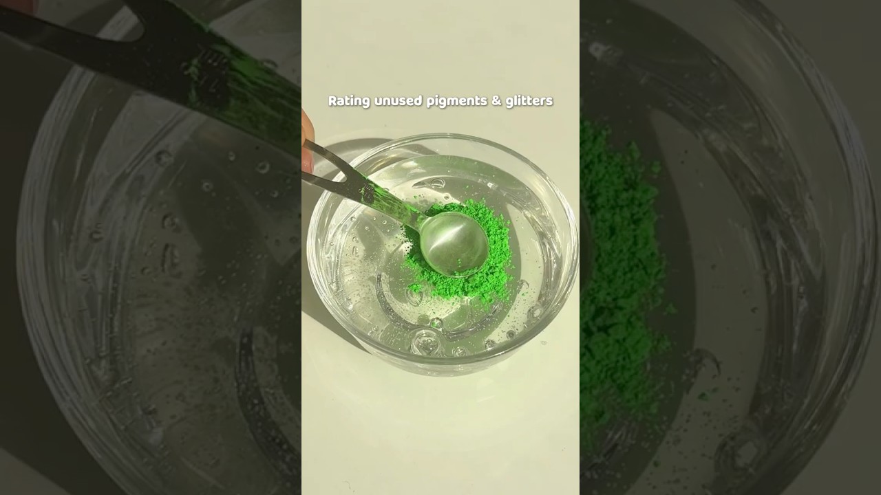 Оценка неиспользованных пигментов и блесток ✨