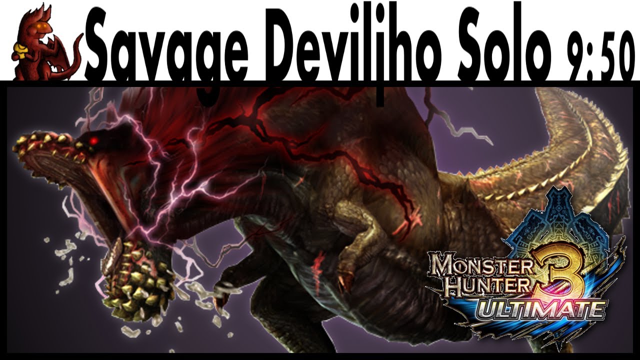 MH3U - Savage Deviljho Solo 9:50 (Bow)