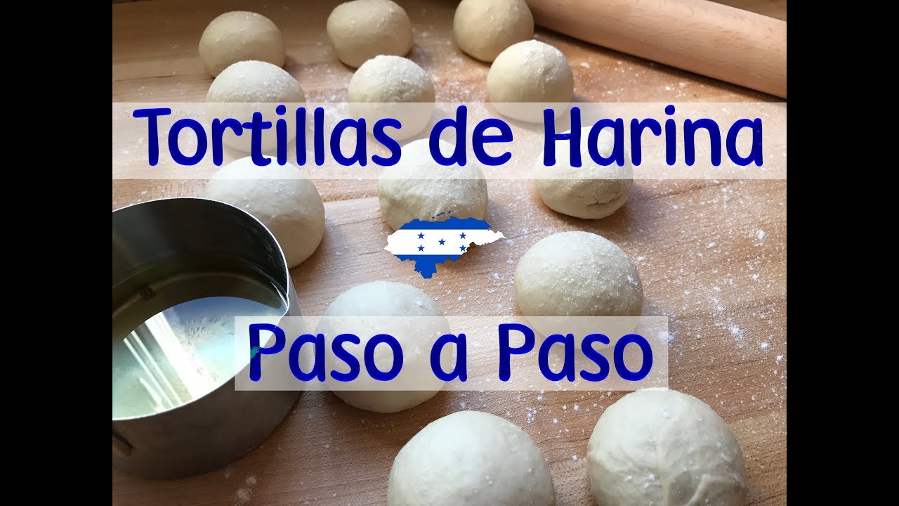 Como Hacer Tortillas de Harina para Baleadas Paso a Paso