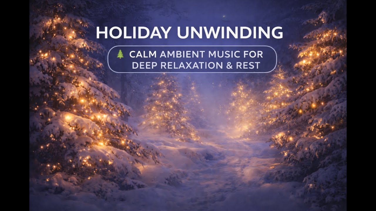 Holiday Unwinding 🎄 Calm Ambient Music for Deep Relaxation & Rest