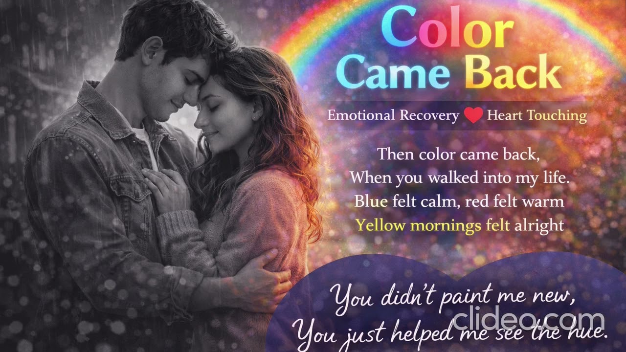 Color Came Back 🌈 | Emotional Recovery Song | Healing Love Story 2026